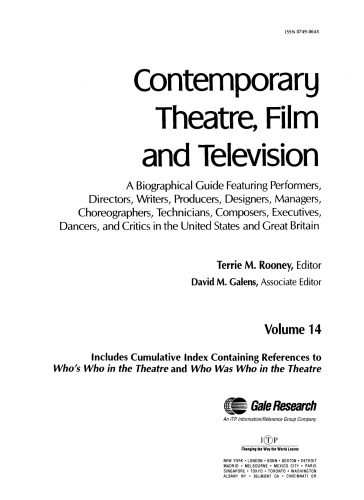 خرید و دانلود نسخه کامل کتاب Contemporary Theatre, Film and Television: A Biographical Guide Featuring Performers, Directors, Writers, Producers, Designers, Managers, Choreographers, Technicians, Composers, Executives; Volume 14_68b46b26bb293.jpeg خرید و دانلود نسخه کامل کتاب Contemporary Theatre, Film and Television: A Biographical Guide Featuring Performers, Directors, Writers, Producers, Designers, Managers, Choreographers, Technicians, Composers, Executives; Volume 14