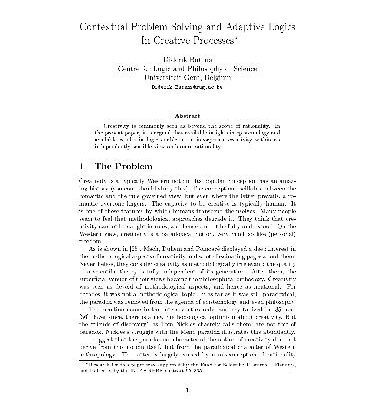خرید و دانلود نسخه کامل کتاب Contextual Problem Solving Adaptive Logics in Creative Processes