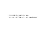 خرید و دانلود نسخه کامل کتاب Contributions to Mathematical Statistics