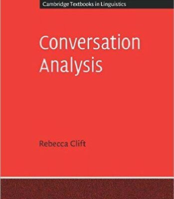 خرید و دانلود نسخه کامل کتاب Conversation Analysis