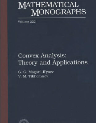 خرید و دانلود نسخه کامل کتاب Convex Analysis: Theory and Applications