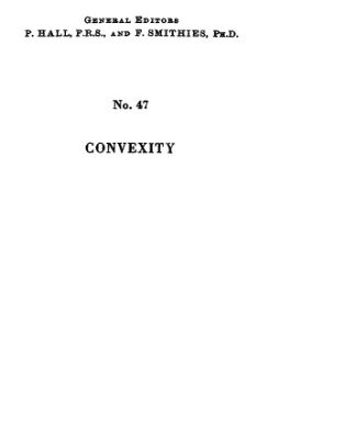 خرید و دانلود نسخه کامل کتاب Convexity