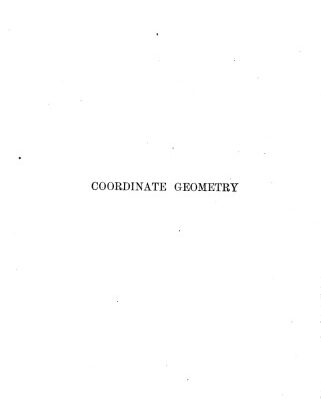 خرید و دانلود نسخه کامل کتاب Coordinate Geometry