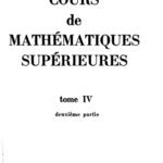 خرید و دانلود نسخه کامل کتاب Cours de mathématiques supérieures