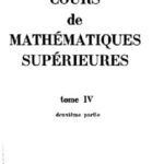 خرید و دانلود نسخه کامل کتاب Cours de mathematiques superieures