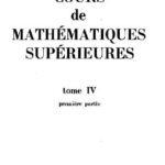خرید و دانلود نسخه کامل کتاب Cours de mathematiques superieures