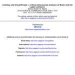 خرید و دانلود نسخه کامل کتاب Cowboy and misanthrope: a critical (discourse) analysis of Bush and bin Laden cartoons
