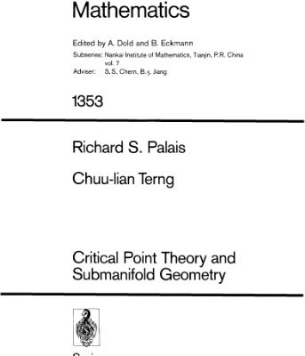 خرید و دانلود نسخه کامل کتاب Critical Point Theory and Submanifold Geometry