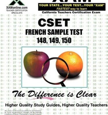 خرید و دانلود نسخه کامل کتاب CSET French Sample Test 149, 150 Teacher Certification, 2nd Edition (XAM CSET)