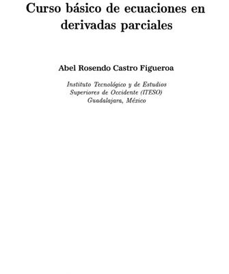 خرید و دانلود نسخه کامل کتاب Curso básico de ecuaciones en derivadas parciales