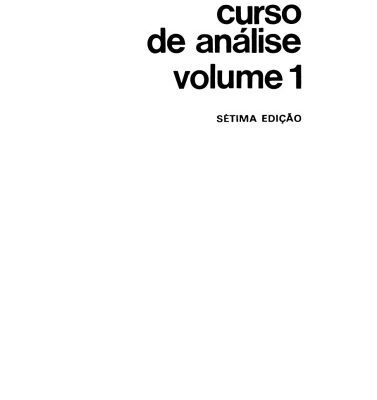 خرید و دانلود نسخه کامل کتاب Curso de Análise