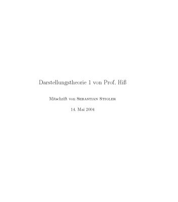 خرید و دانلود نسخه کامل کتاب Darstellungstheorie 1 [Lecture notes]