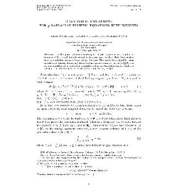 خرید و دانلود نسخه کامل کتاب Dead cores and bursts for p-Laplacian elliptic equations with weights