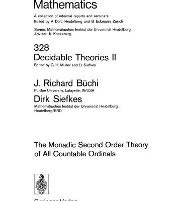خرید و دانلود نسخه کامل کتاب Decidable Theories II