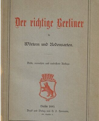 خرید و دانلود نسخه کامل کتاب Der richtige Berliner in Wörtern und Redensarten