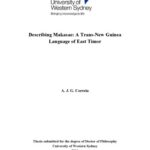 خرید و دانلود نسخه کامل کتاب Describing Makasae: A Trans-New Guinea Language of East Timor