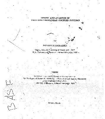 خرید و دانلود نسخه کامل کتاب Design and Analysis of Transient Nonlinear Coupled Systems