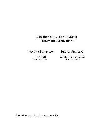 خرید و دانلود نسخه کامل کتاب Detection of Abrupt Changes Theory and Application