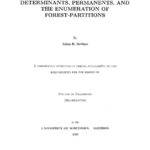 خرید و دانلود نسخه کامل کتاب Determinants, Permanents, and the Enumeration of Forest-partitions