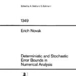 خرید و دانلود نسخه کامل کتاب Deterministic and Stochastic Error Bounds in Numerical Analysis