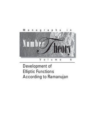 خرید و دانلود نسخه کامل کتاب Development of Elliptic Functions According to Ramanujan