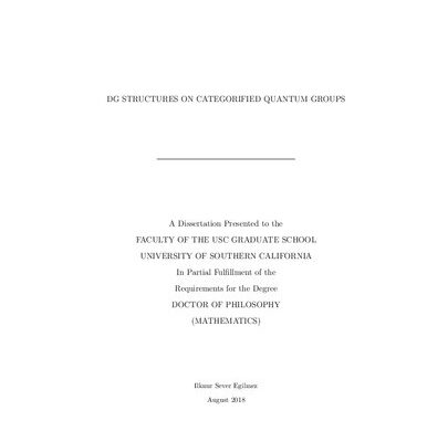 خرید و دانلود نسخه کامل کتاب DG structures on categorified quantum groups