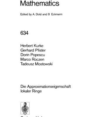 خرید و دانلود نسخه کامل کتاب Die Approximationseigenschaft lokaler Ringe