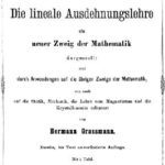 خرید و دانلود نسخه کامل کتاب Die Ausdehnungslehre von 1844: die lineale Ausdehnungslehre