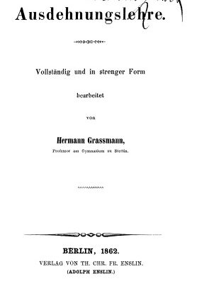 خرید و دانلود نسخه کامل کتاب Die Ausdehnungslehre