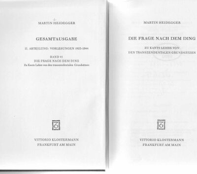 خرید و دانلود نسخه کامل کتاب Die Frage nach dem Ding: Zu Kants Lehre von den Transzendentalen Grundsatzen