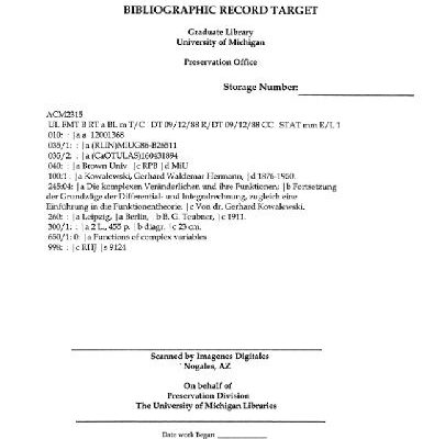 خرید و دانلود نسخه کامل کتاب Die komplexen Veraenderlichen und ihre Funktionen