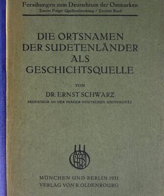 خرید و دانلود نسخه کامل کتاب Die Ortsnamen der Sudetenländer als Geschichtsquelle