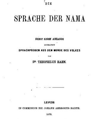 خرید و دانلود نسخه کامل کتاب Die Sprache der Nama nebst einem Anhange enthaltend Sprachproben aus dem Munde des Volkes