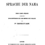 خرید و دانلود نسخه کامل کتاب Die Sprache der Nama nebst einem Anhange enthaltend Sprachproben aus dem Munde des Volkes