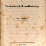 خرید و دانلود نسخه کامل کتاب Die Wahrscheinllichkeits-Rechnung