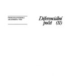 خرید و دانلود نسخه کامل کتاب Diferenciální počet II