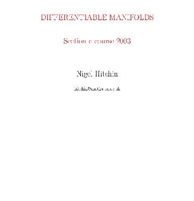 خرید و دانلود نسخه کامل کتاب Differentiable manifolds