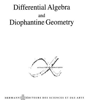 خرید و دانلود نسخه کامل کتاب Differential algebra and diophantine geometry