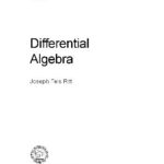 خرید و دانلود نسخه کامل کتاب Differential Algebra Ritt