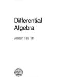 خرید و دانلود نسخه کامل کتاب Differential algebra