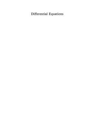 خرید و دانلود نسخه کامل کتاب Differential Equations: An Introduction with Applications