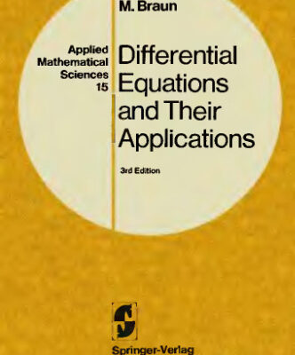 خرید و دانلود نسخه کامل کتاب Differential equations and their applications: an introduction to applied mathematics