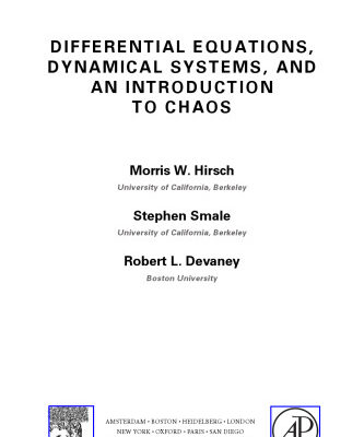 خرید و دانلود نسخه کامل کتاب Differential Equations, Dynamical Systems, and an Introduction to Chaos