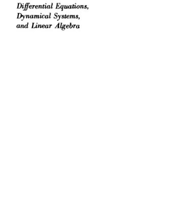 خرید و دانلود نسخه کامل کتاب Differential Equations, Dynamical Systems, and Linear Algebra