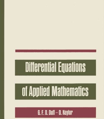 خرید و دانلود نسخه کامل کتاب Differential Equations of Applied Mathematics