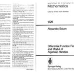 خرید و دانلود نسخه کامل کتاب Differential Function Fields and Moduli of Algebraic Varieties