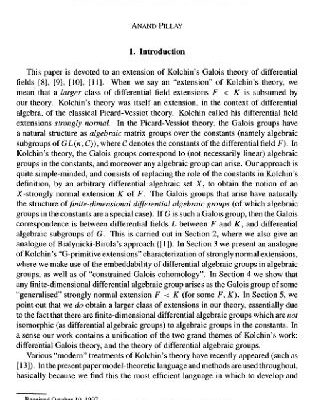 خرید و دانلود نسخه کامل کتاب Differential Galois theory 1