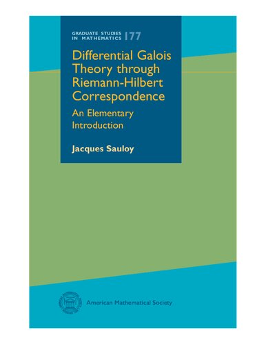 خرید و دانلود نسخه کامل کتاب Differential Galois Theory through Riemann-Hilbert Correspondence: An Elementary Introduction_689907cd2b8c3.jpeg خرید و دانلود نسخه کامل کتاب Differential Galois Theory through Riemann-Hilbert Correspondence: An Elementary Introduction