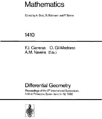 خرید و دانلود نسخه کامل کتاب Differential Geometry