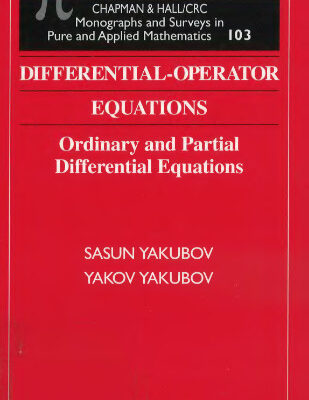 خرید و دانلود نسخه کامل کتاب Differential-Operator Equations: Ordinary and Partial Differential Equations